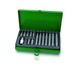 Kuuskantotsikute komplekt 1/2" 15 osa