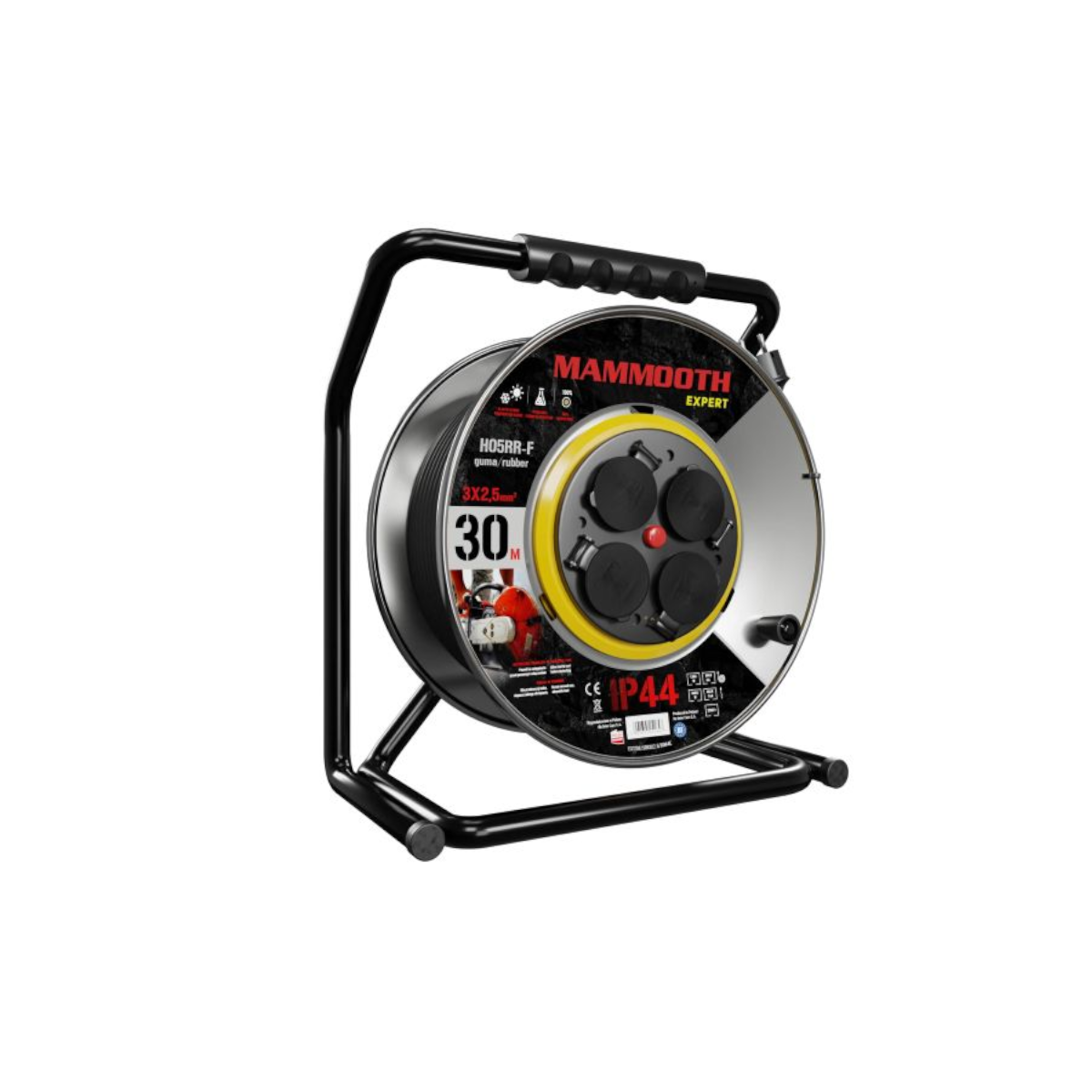 Pikendusjuhe trummlil 3×2,5mm², 30m