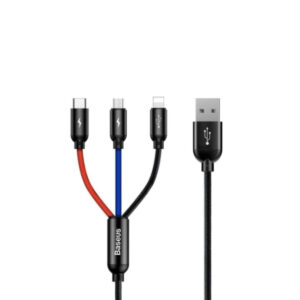 Baseus 3in1 juhe Micro-USB, Lightning ja USB-C