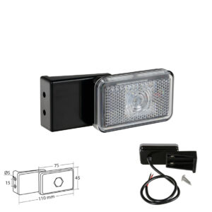 Gabariidituli led, 12/24V, valge