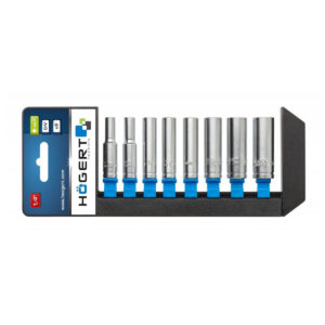 Högert 1/4" pikad padrunid 8osa 5,5-13mm 8osa