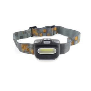 Pealamp COB led, valgustus 150m, 3*AAA