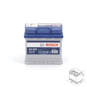 Bosch S4 002 52Ah 470A 207x175x190 -+