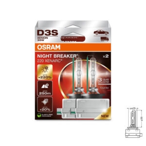 Osram D3S Xenarc Night Breaker Laser +220% 2tk