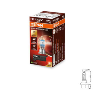 Osram H11 12V 55W Night Breaker 220 +220% 1tk