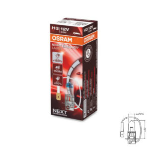 Osram H3 12V 55W Night Breaker Laser +150%