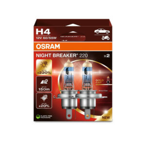 Osram H4 12V 60/55W Night Breaker 220 2tk