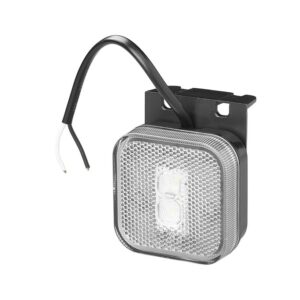 Esituli valge LED 12/24V 65x65mm