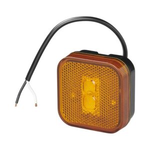 Küljetuli kollane LED 12/24V 65x65mm
