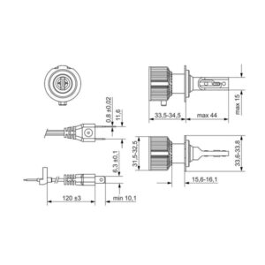 Bosch ECO LED H7 12V 24W, 2tk
