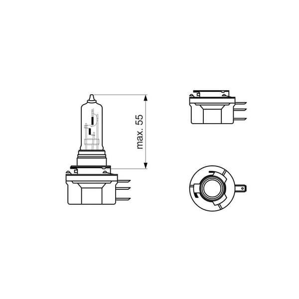 Bosch H15 12V Pure Light kartong 1tk - Pilt 6