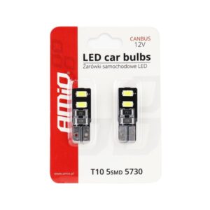Led pirnid 2tk canbus 4 SMD, T10,W5W,12V