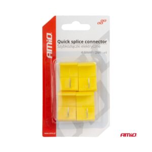 Kiirühendus 0,4-6mm2, 24A, 4tk, kollane