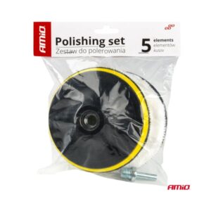 Poleerimispadjad 3tk, 125mm, adapter