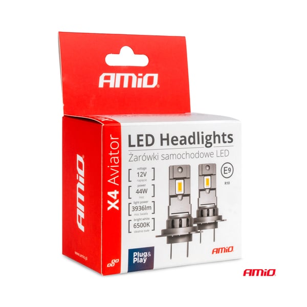 LED 2tk H8/H9/H11/H16 6500K max 44W