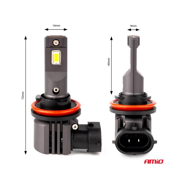 LED 2tk H8/H9/H11/H16 6500K max 44W - Pilt 3
