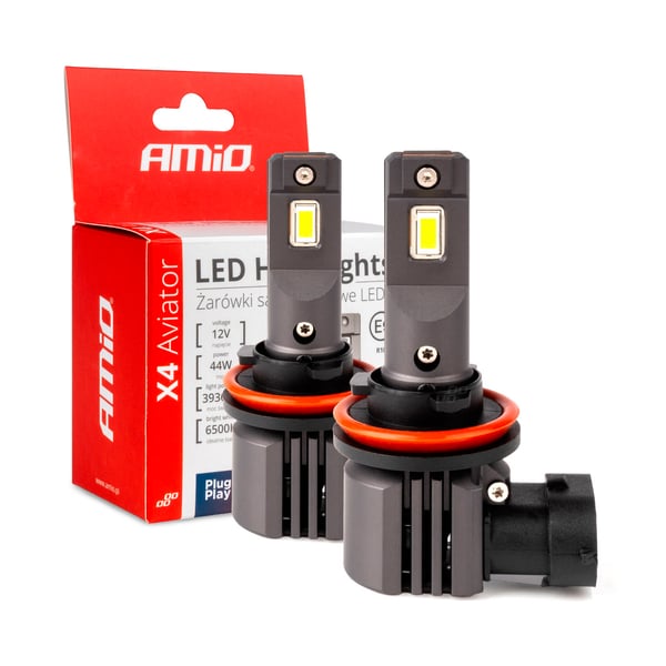 LED 2tk H8/H9/H11/H16 6500K max 44W - Pilt 5
