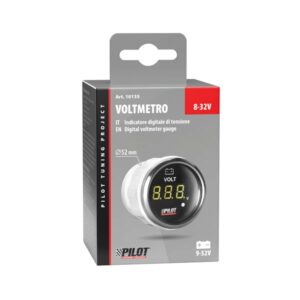 Voltmeeter 52cm, must, süvistatav