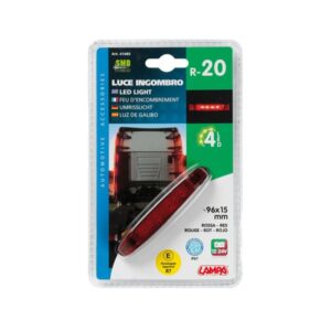 Led tuli 4 ledi,12/24V,punane,96*15,6*15