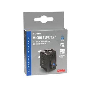 Led-valgusega lüliti,12/24V,sinine
