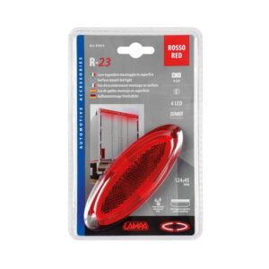 Led valgusti ,punane,12-24V,124*45mm