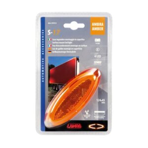 Led valgusti ,oranz,12-24V,124*45mm