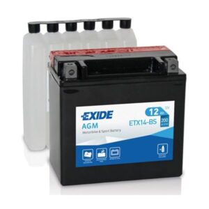 12V 12Ah YTX14-BS AGM 150x87x145+- Exide