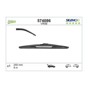 Valeo Silencio 240mm 574086 tagumine kojamees