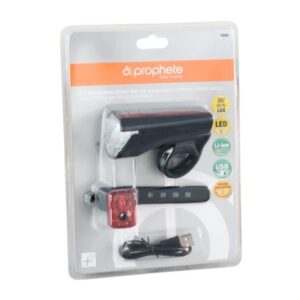 Jalgrattatulede komplekt LED 15/25/50 LUX USB-laetav