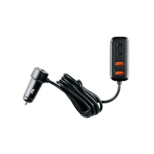 Autolaadija 12-24V USB A+C  jaoturiga