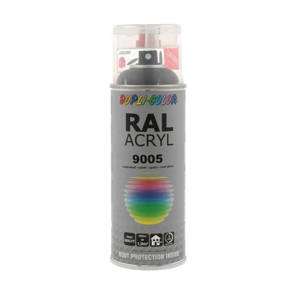 RAL 9005 poolmatt sügav must
