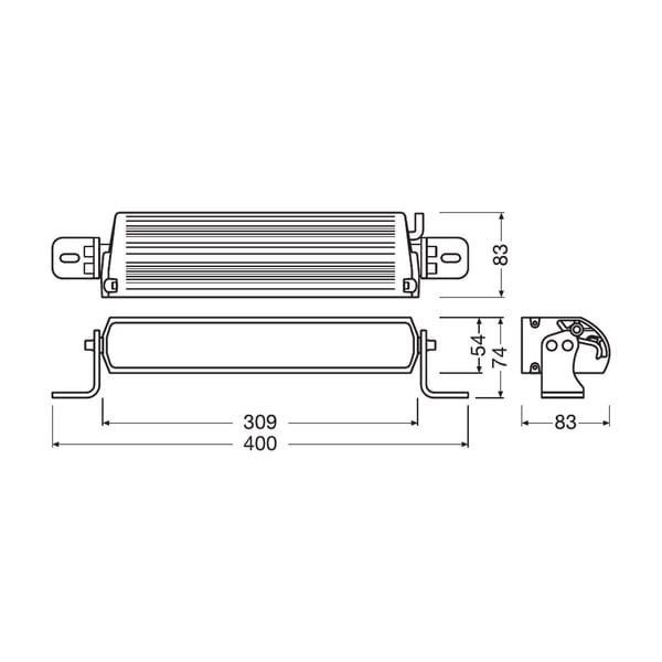 Osram LED lisakaugtuli 12/24V FX250-SP - Pilt 5
