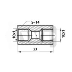 Toruliide sisekeere OAA M10x1