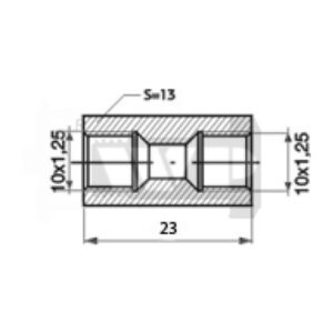 Toruliide sisekeere 10x1,25