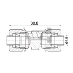 Toruühendus 4,75mm (vask)