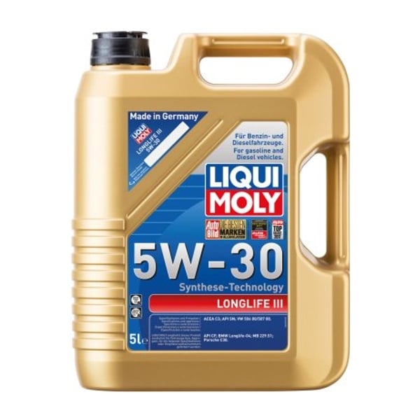 Longlife III 5W30 VAG mootoriõli Liqui Moly 5L - Pilt 2